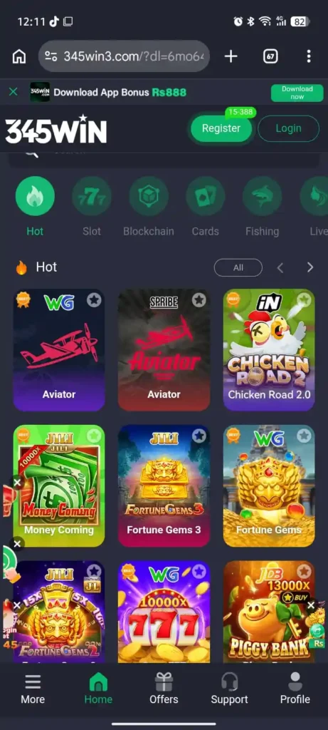 345Win game Apk
