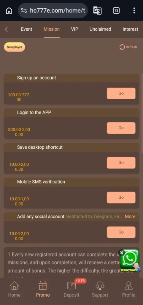 HC777 Game Apk