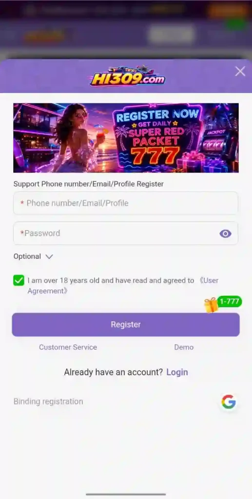 HI309 Game Slots