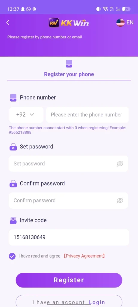 KKwin Game App