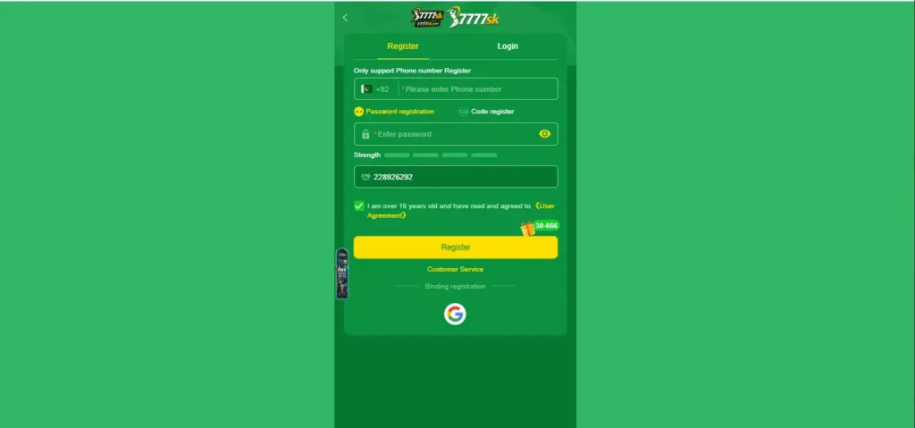 777SK Game Register