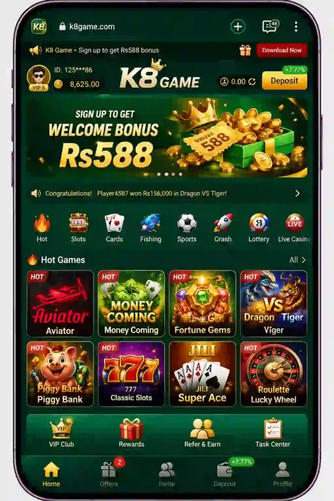 K8 Game App