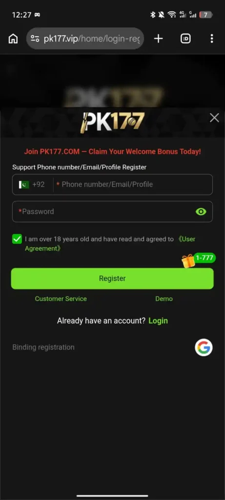 PK177 Game App