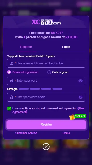 XC777 Game App
