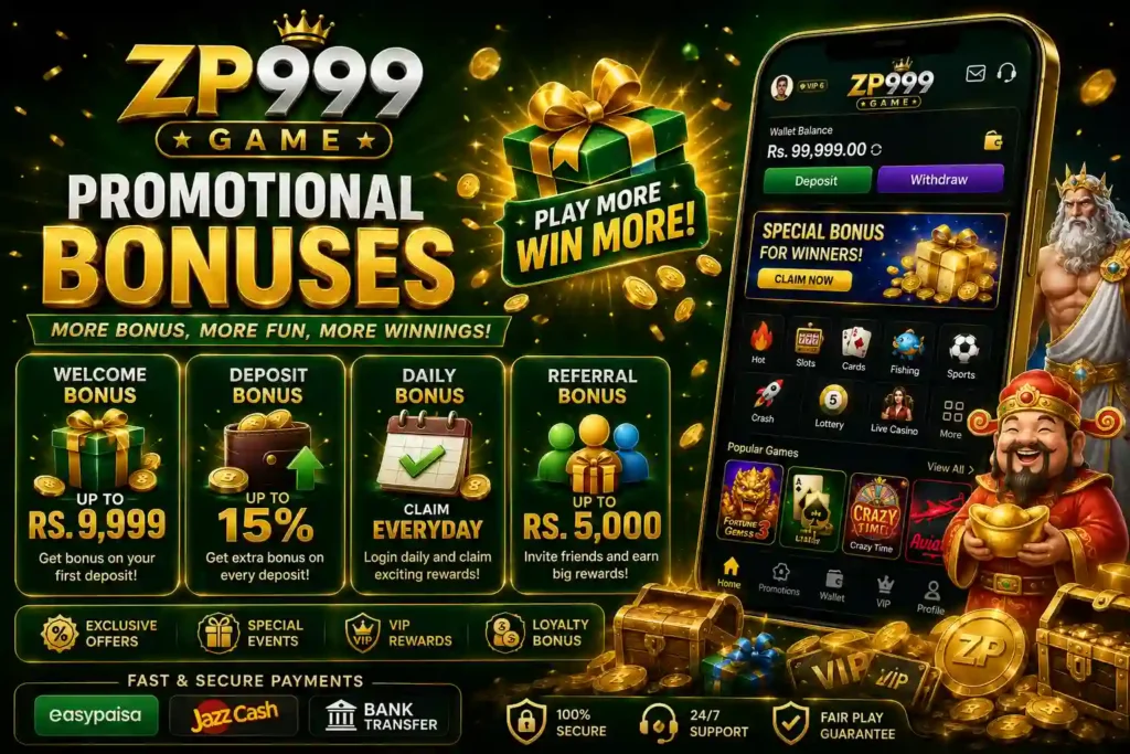 ZP999 Game Bonuses