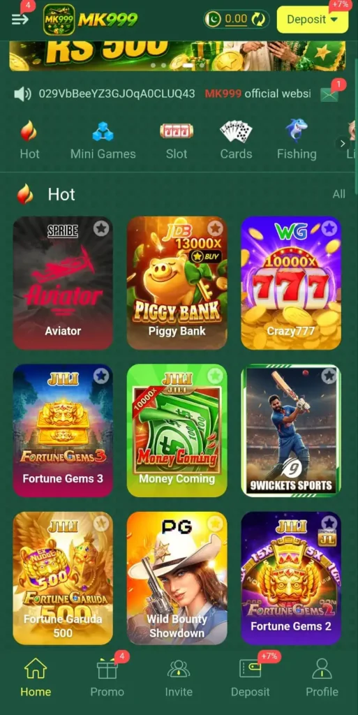 MK999  GAME Earning App

